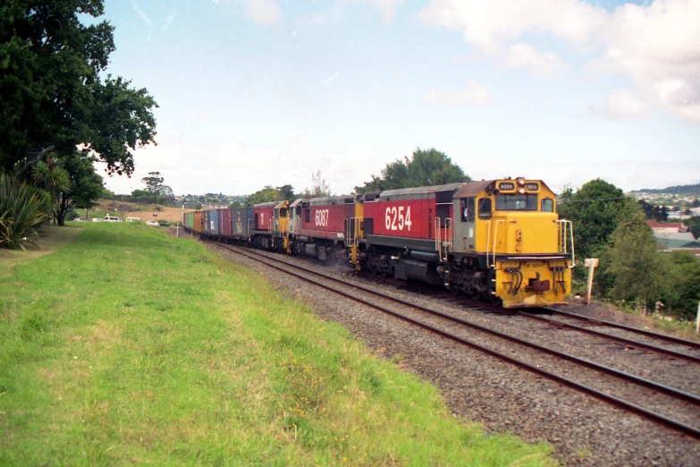 an image of a train going down the track