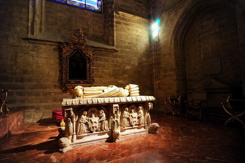 a very big bench with people in it