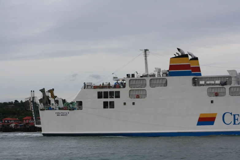 a large boat that is going across the water