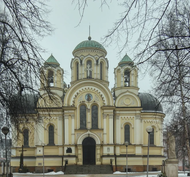 large old building with many windows and towers