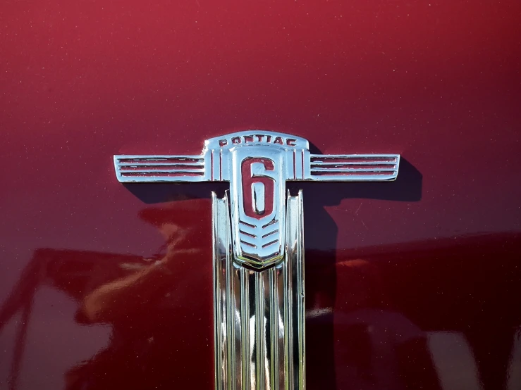 a closeup view of the emblem of a dodge pickup truck