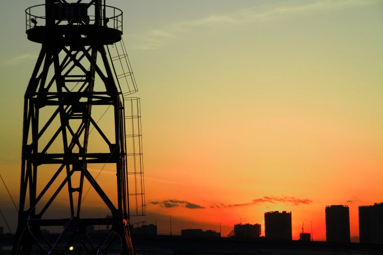 a tall tower that is under the sun