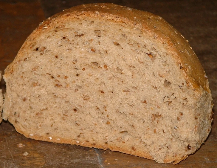 the bread is made up of many different grains