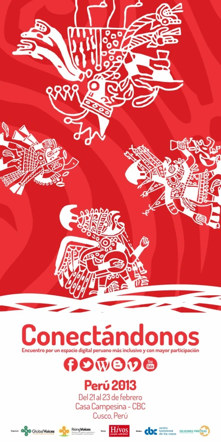 a red and white poster with the words conctandos