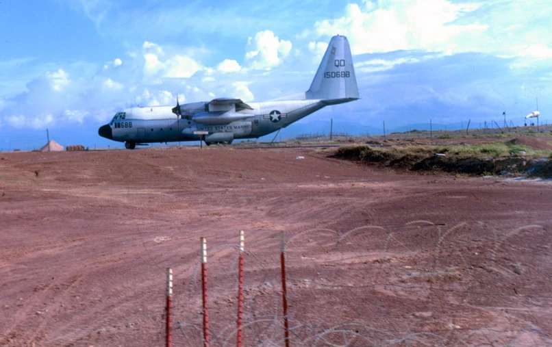 an air force plane with a big wing