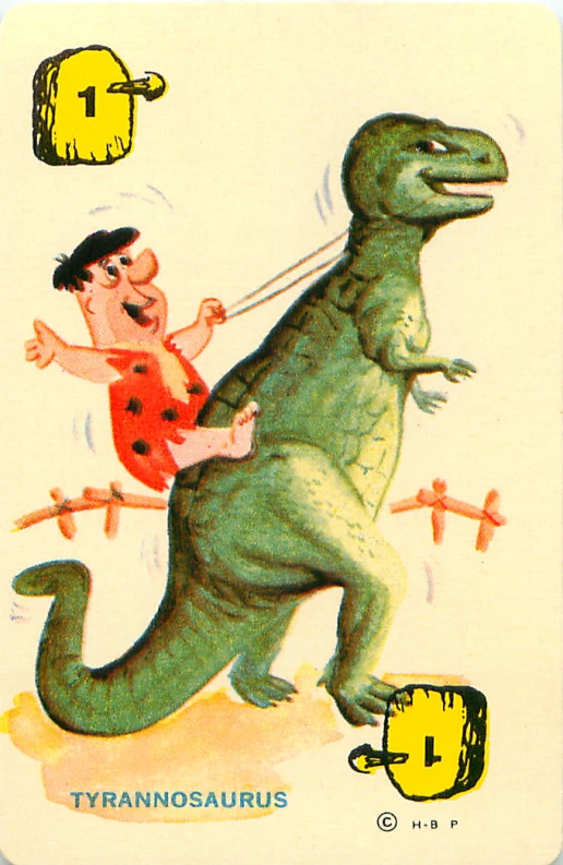 an illustration of a  riding a dinosaur on a skateboard