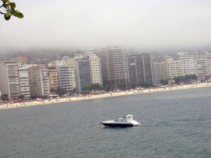 there is a small plane that is floating in the water