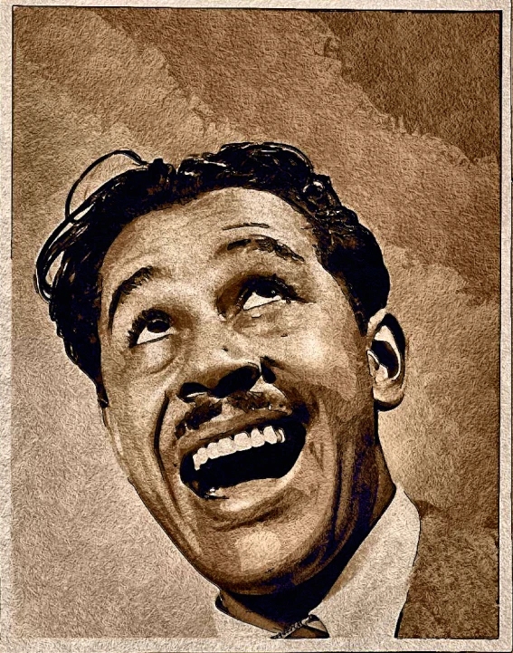 a po of a man laughing for the camera