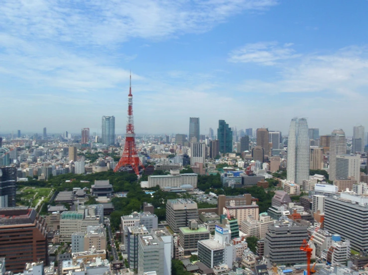 a beautiful view of the cityscape with skyscrs