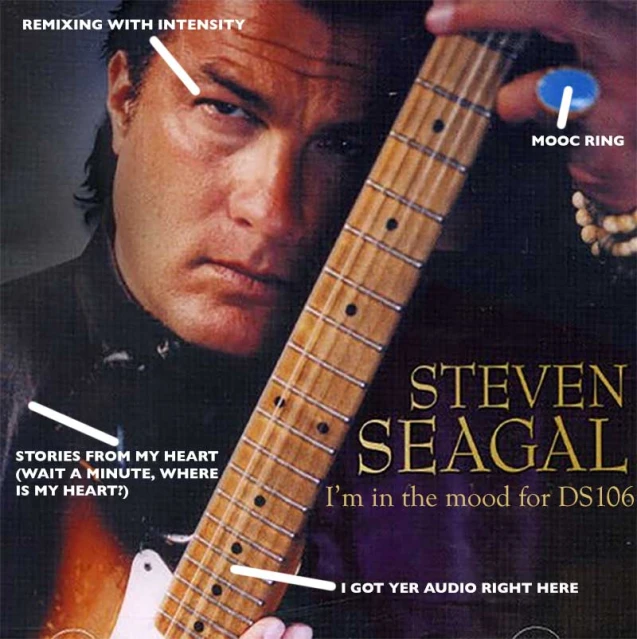 the magazine cover is about steve seagull playing his guitar