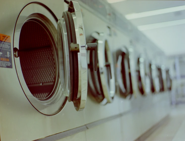 the front load washer is on display at the store