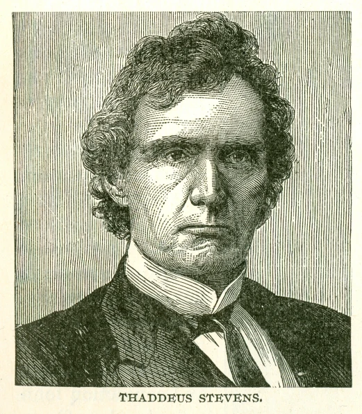 a vintage black and white drawing of a man with curly hair