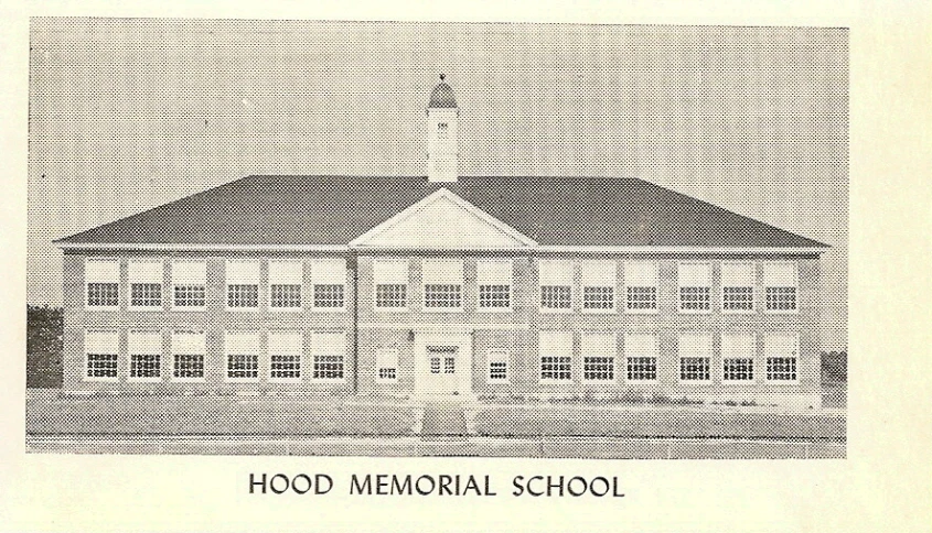 the front cover for the old memorial school brochure