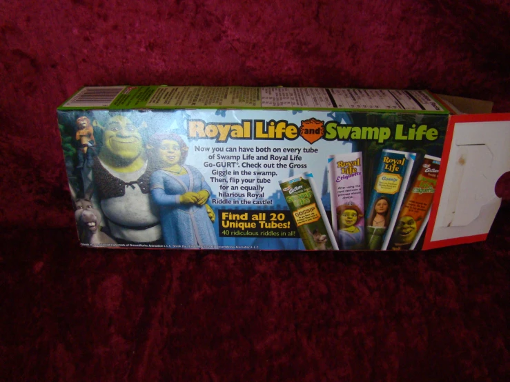 a packaged box of royal life shampoo life