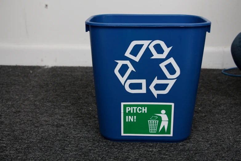 an electrical discharge bucket sitting on carpet