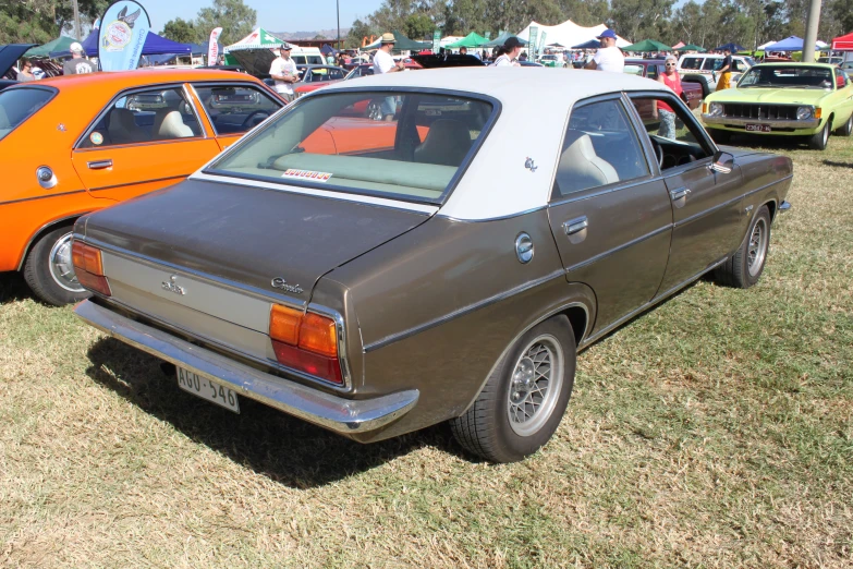 a few old cars that are on display