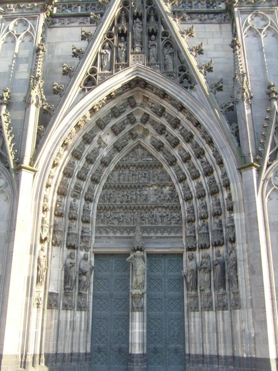 an image of a large cathedral door