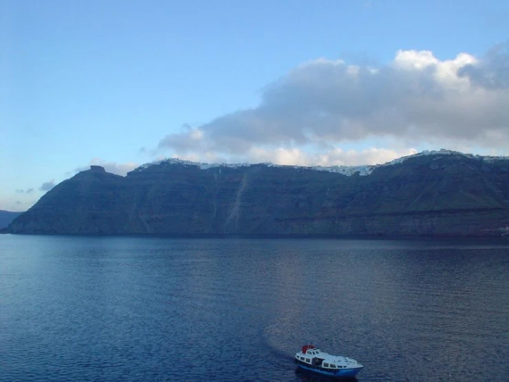 a boat that is floating on the water