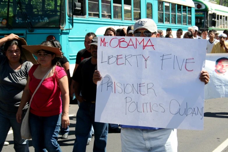 there are many people protesting against the president