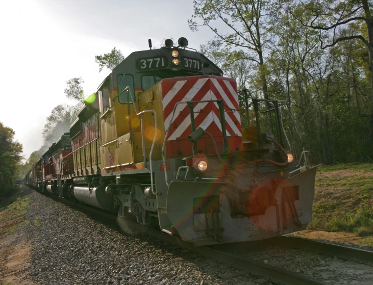 an engine car with the front end painted like fire