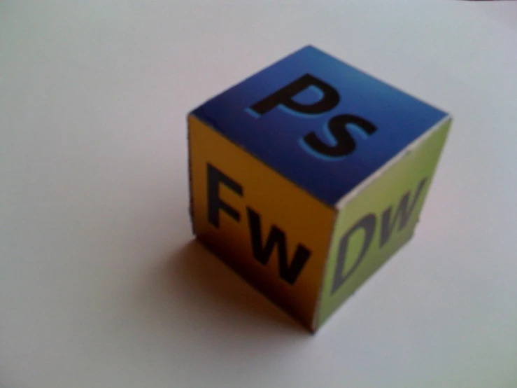 a cube with numbers floating over the surface