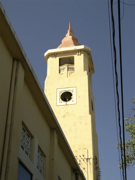 the top of a building with a clock on it