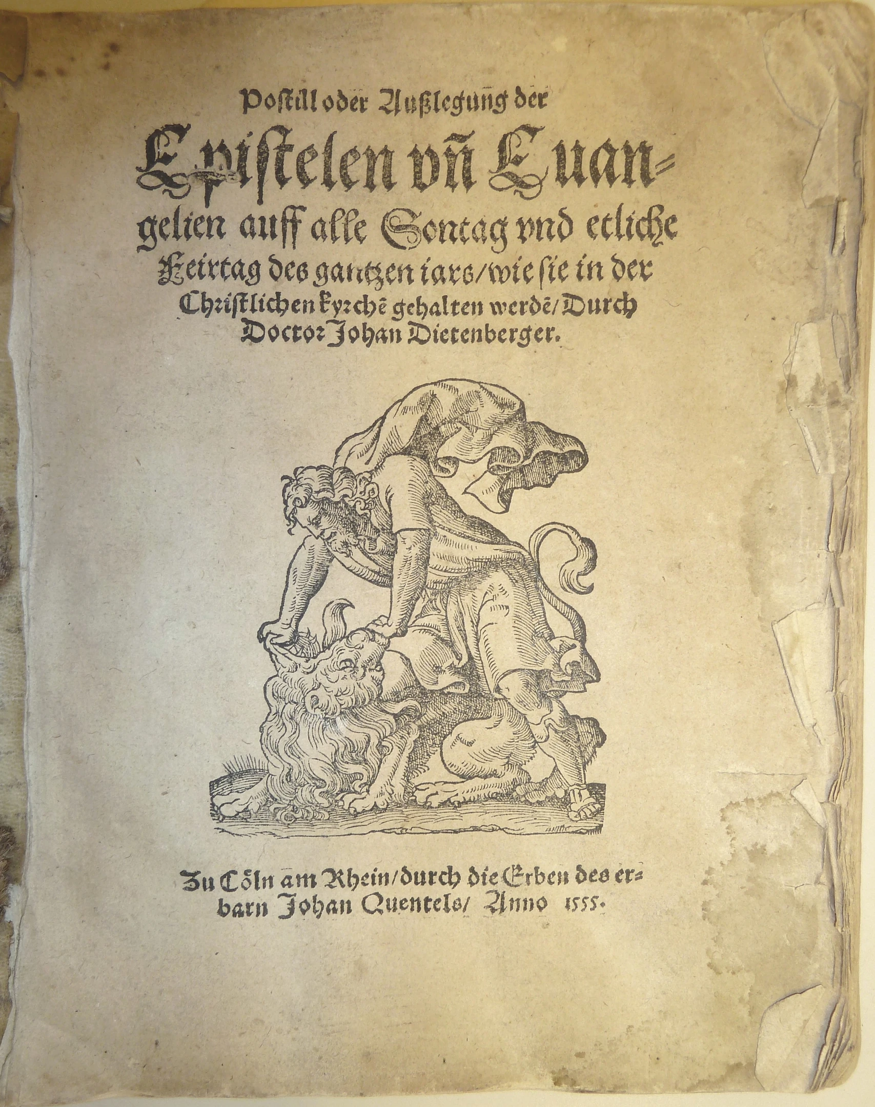 the title page for a book in german