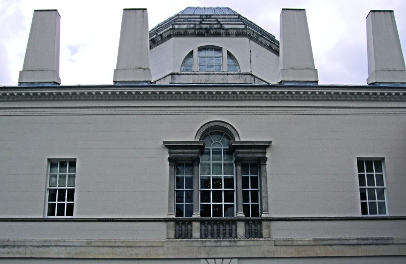 this is an old house with many windows