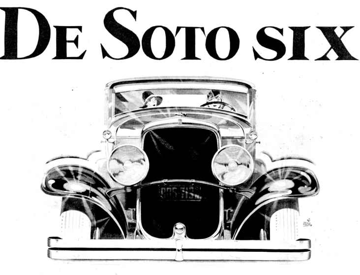 an ad from the 1930s for a automobile manufacturer