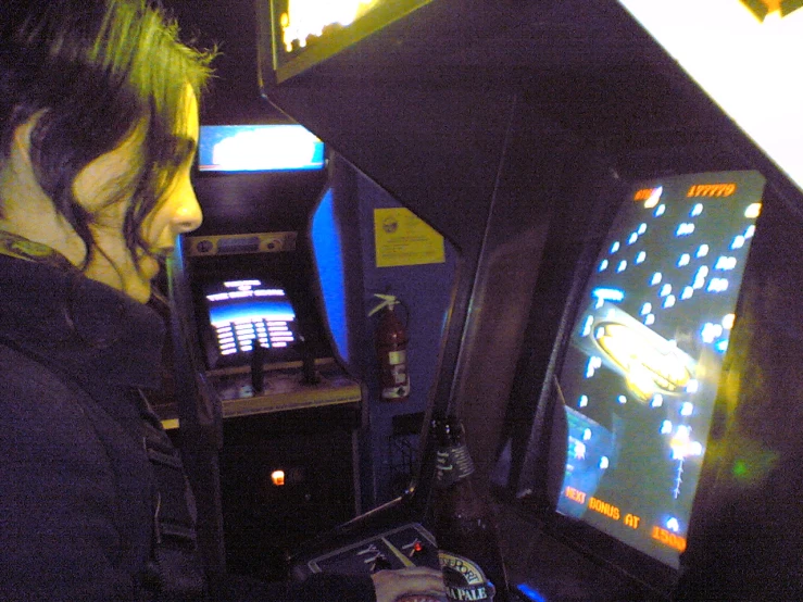 a young person playing with an interactive video game