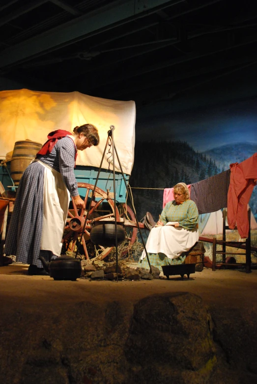 a scene in a play called outback