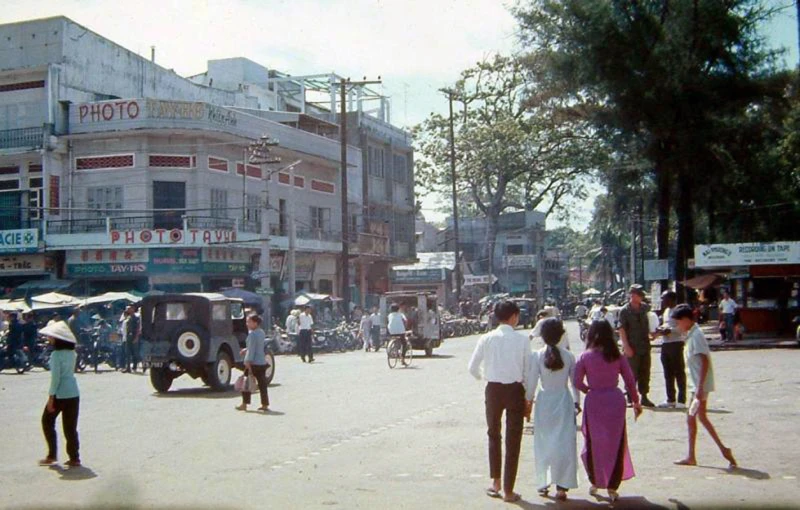 pedestrians and people on a crowded city street