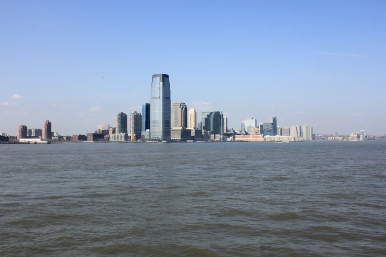 the city of manhattan as seen from across the bay