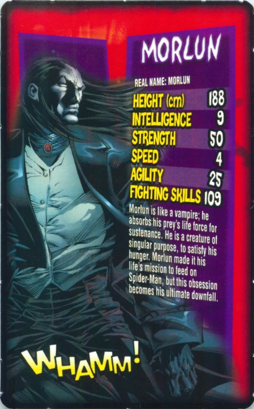 an image of a card with the character morln