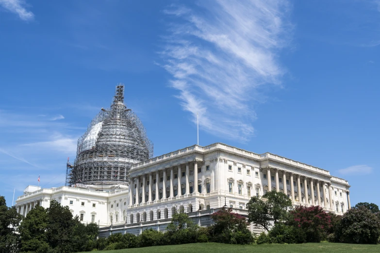 the view of the state house in washington dc