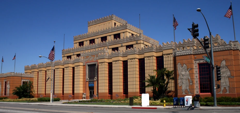 a building that looks like a building with a clock on top