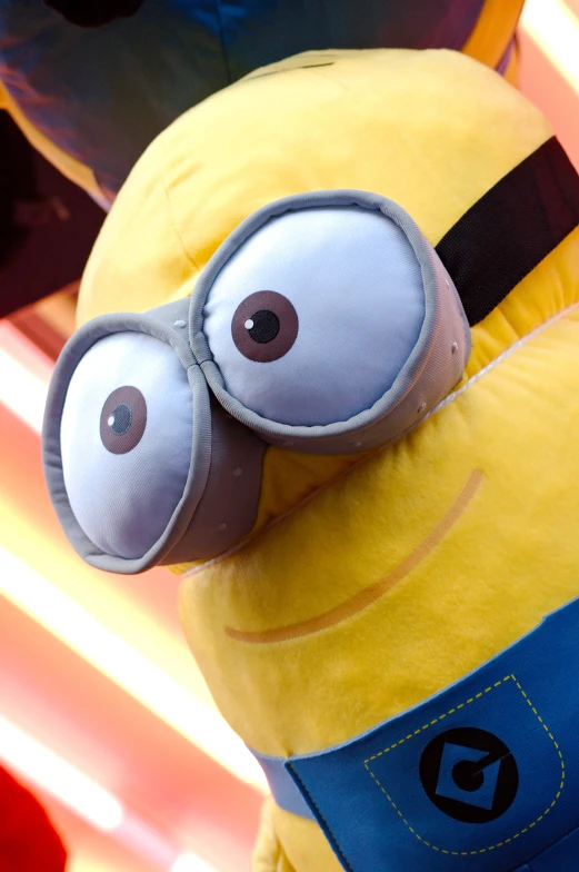 an inflatable stuffed toy of a minion
