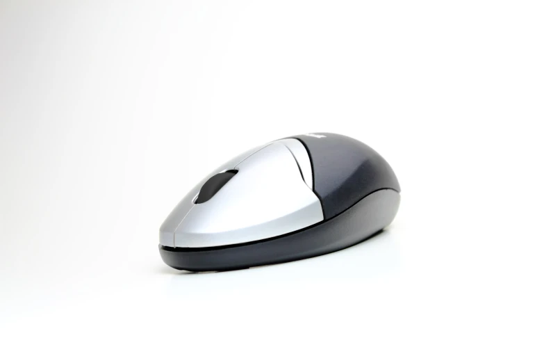 a computer mouse on a white background with an extra small on