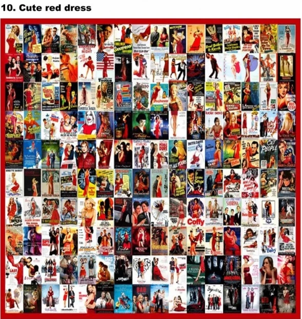 the poster is showing many movie posters