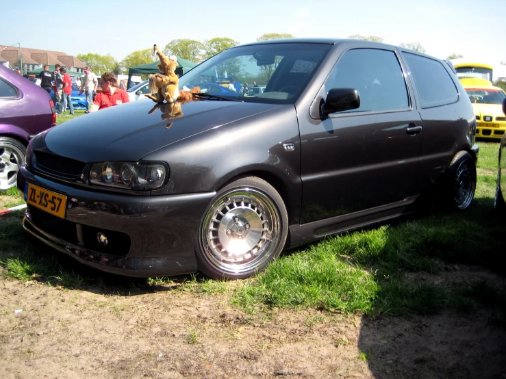 an image of a car that is parked at a show