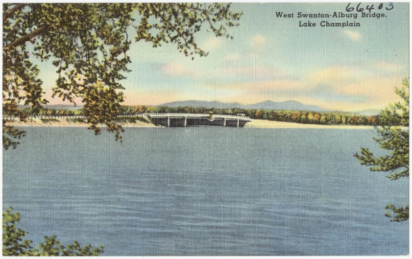 a postcard from early 1900s depicting a river