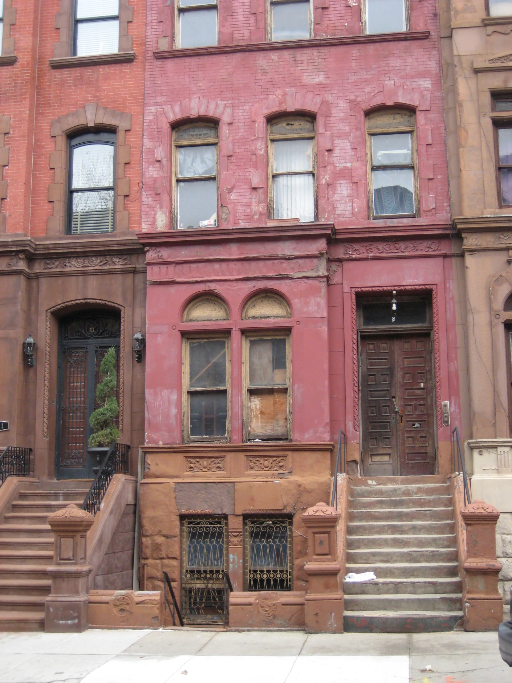 old building with a number of steps in front