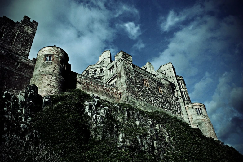 an image of a large castle in the clouds