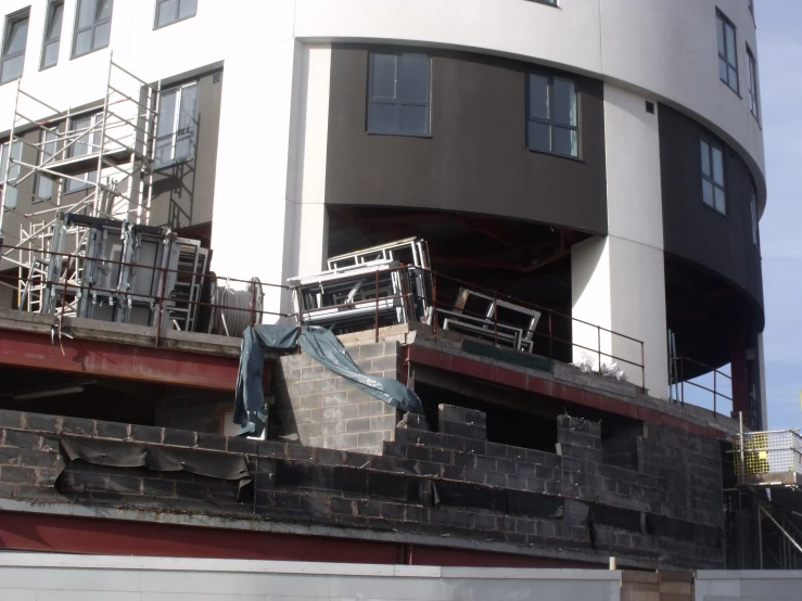 a man on a skateboard on top of a ledge