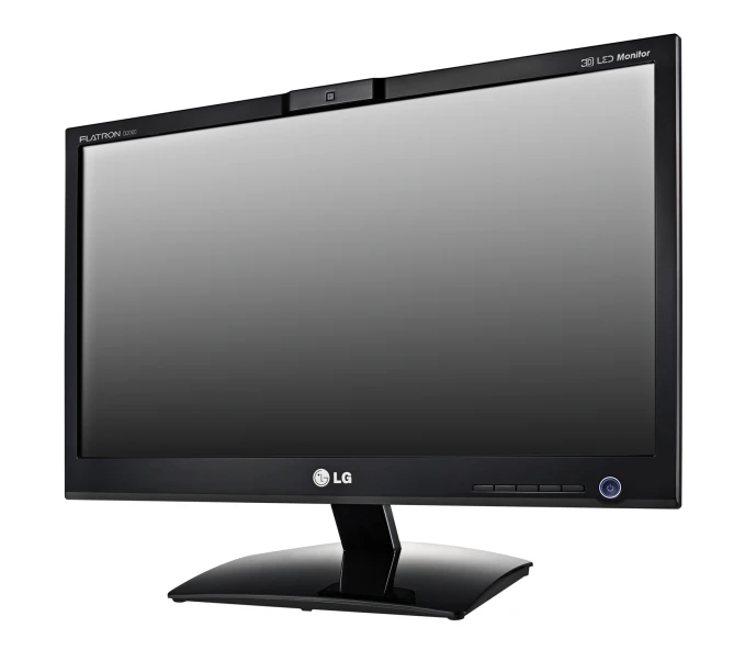 a computer monitor with a wide angle