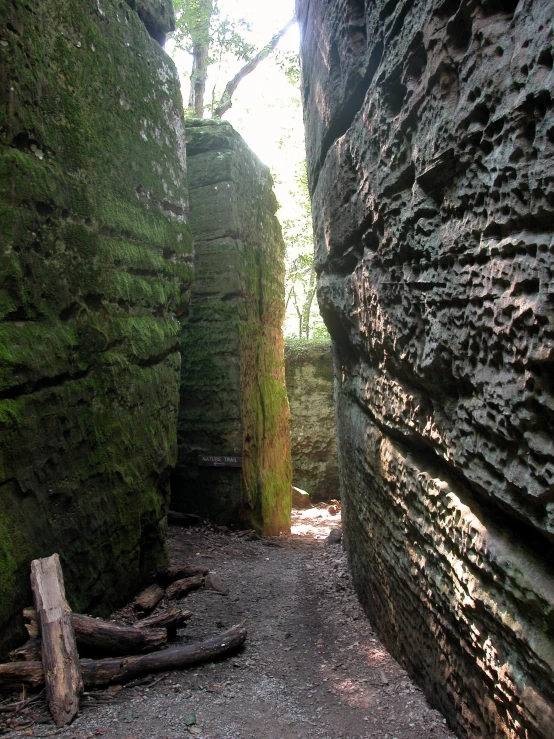 a long narrow narrow road in an ancient city