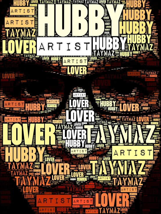 an art poster with words written on it