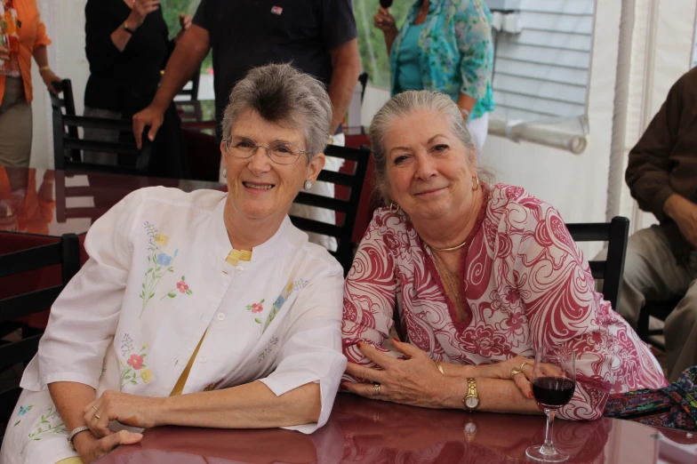 two women who are sitting next to each other