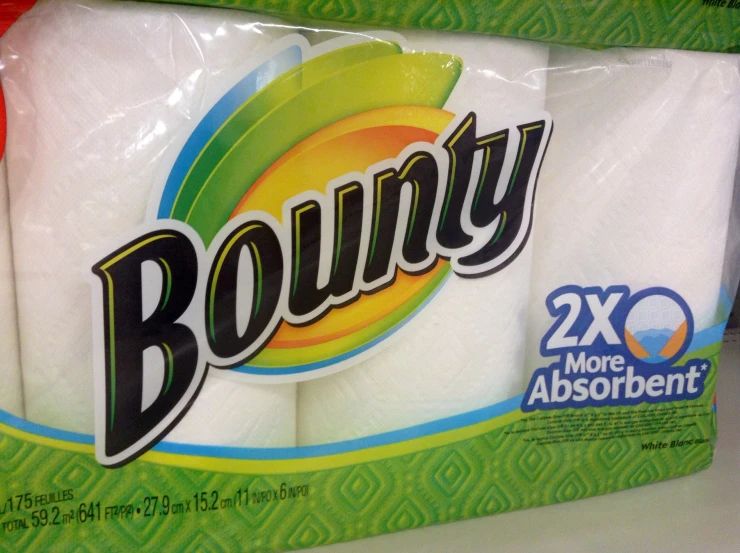 some rolls of downy soap in the store