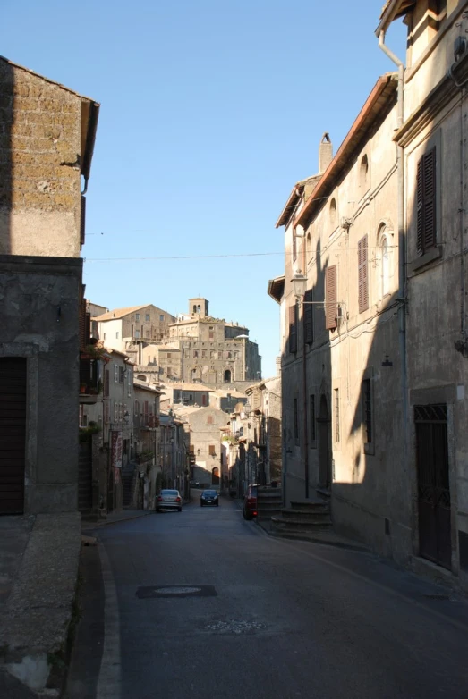this street runs alongside the old city walls